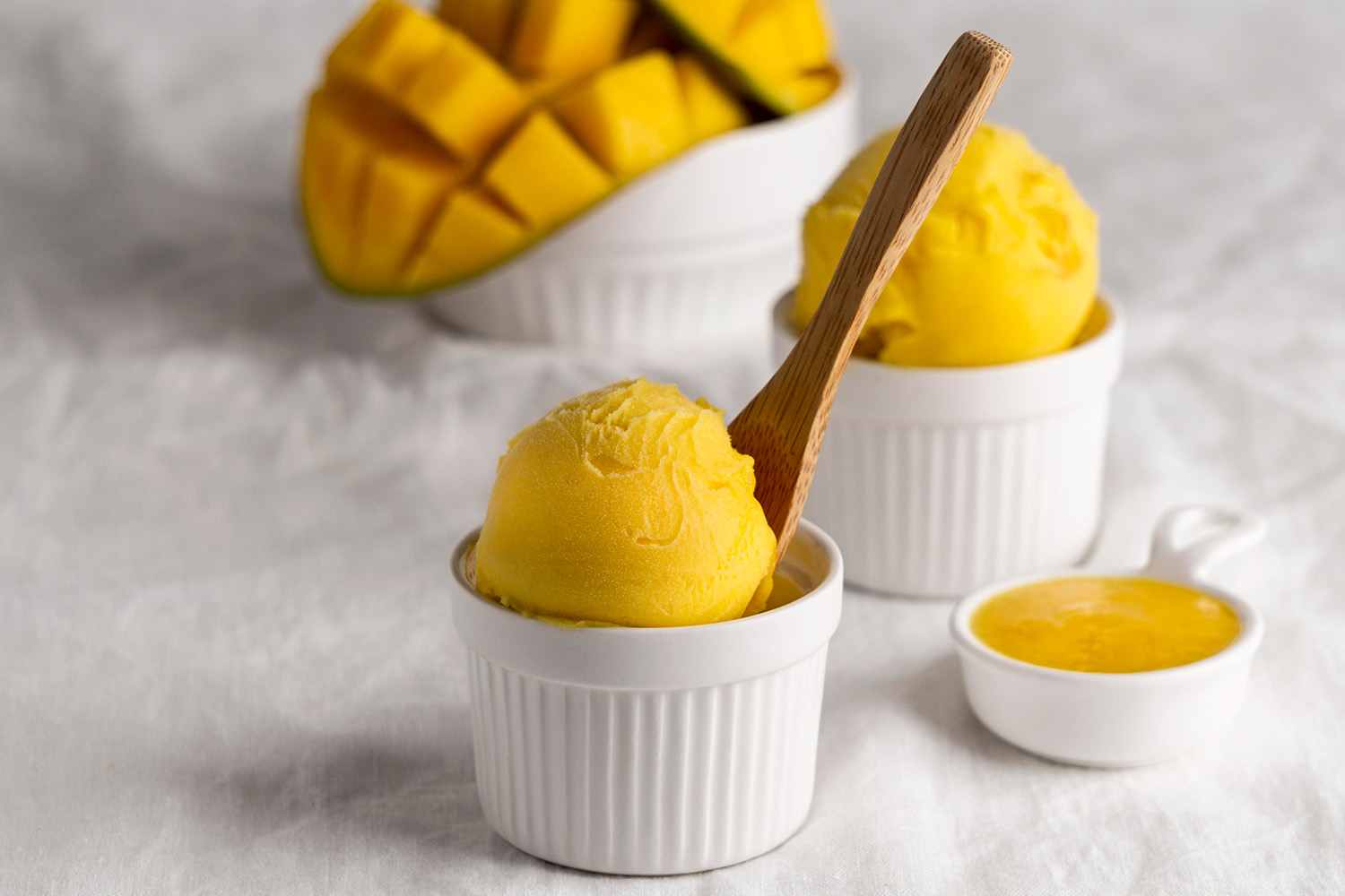 Helado de mango